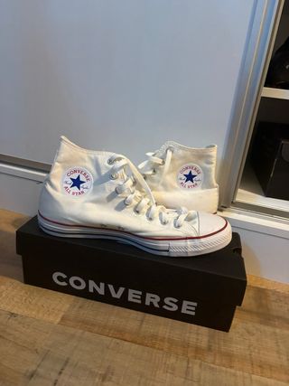Converse Blancas Nuevas Talla 43.5