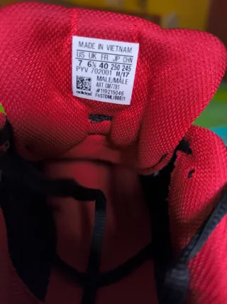 Zapatillas Adidas Barricade Club Negras/Rojas