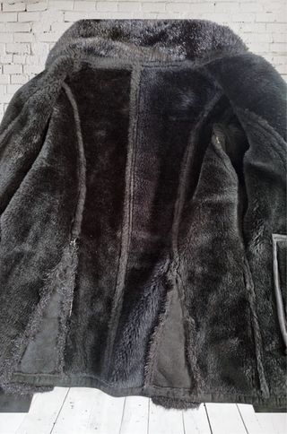 Cazadora ante forrada pelo negra