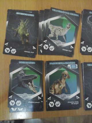 Collezione cromos Jurassic World Dinosauri