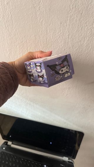 Reloj Kuromi Morado y Plateado