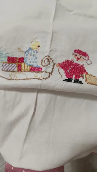 Centrotavola Natalizio Punto Croce