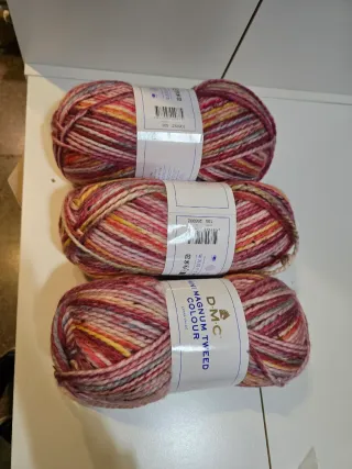 Lote 3 ovillos DMC Magnum Tweed Colour