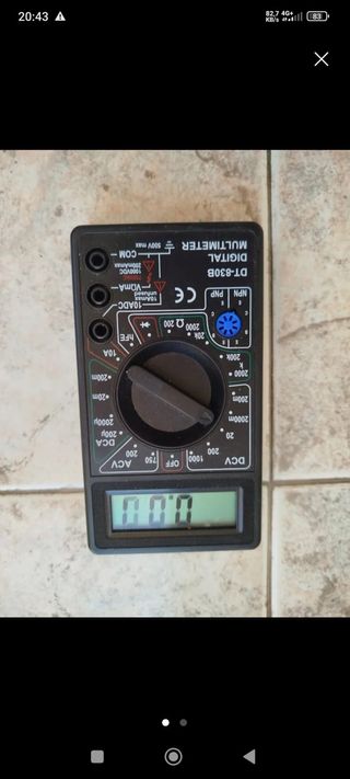 Multímetro Digital Tester DT-830B