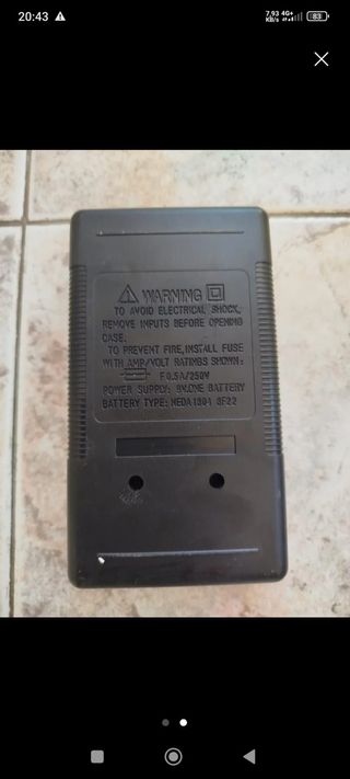 Multímetro Digital Tester DT-830B