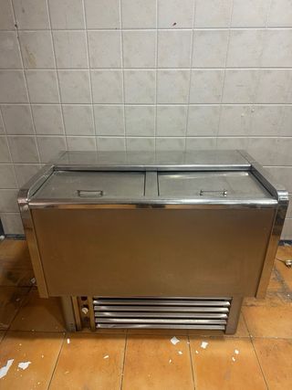 Nevera de bar de acero inoxidable