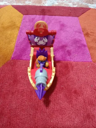 Barco Pirata Piratix con Pinzas y Lanzador