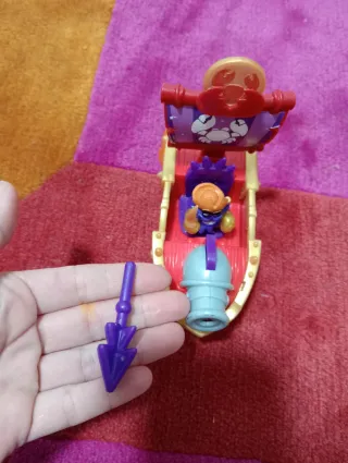 Barco Pirata Piratix con Pinzas y Lanzador