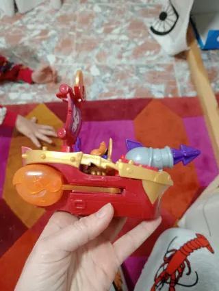 Barco Pirata Piratix con Pinzas y Lanzador