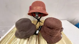 Lote 3 sombreros invierno lana mujer con etiquetas