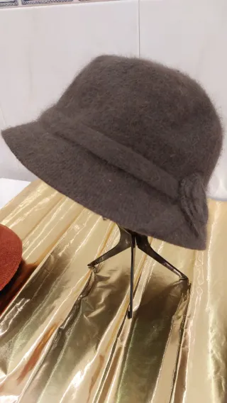 Lote 3 sombreros invierno lana mujer con etiquetas