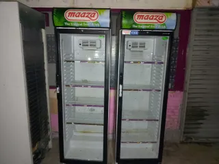 Nevera cristal una puerta