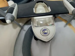 Lote Avión y helicóptero Playmobil