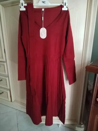 Abito maglia donna manica lunga