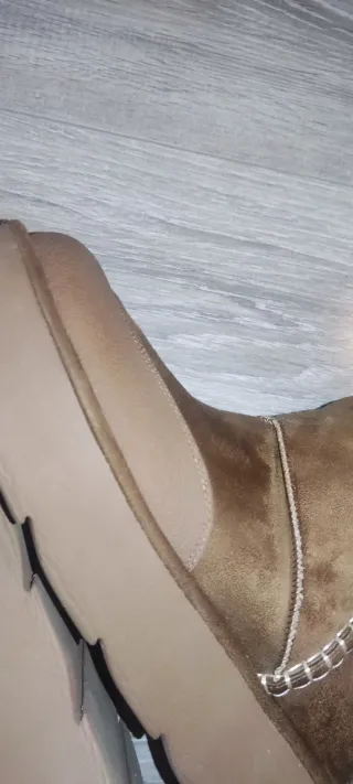 Cozy boots con plataforma de Zara