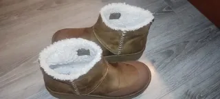 Cozy boots con plataforma de Zara