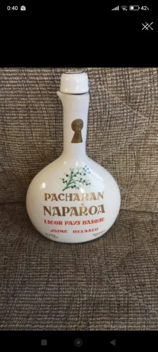 Botella mapa País Vasco. "Bonita para regalo"