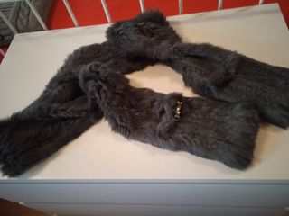 Sciarpa Liu Jo in pelo grigio