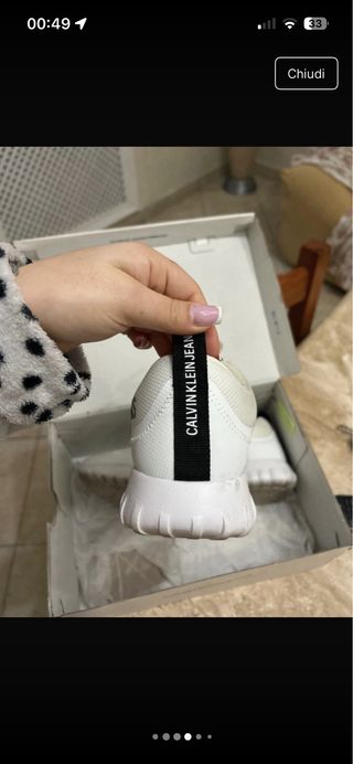 Scarpe Calvin Klein Uomo Beige/Bianche