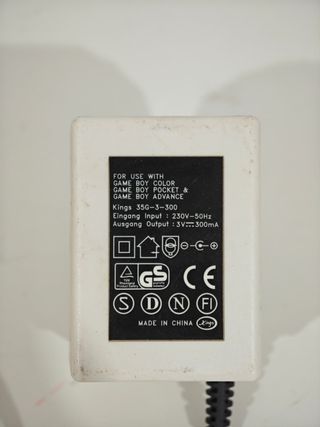 Cargador Nintendo Game Boy