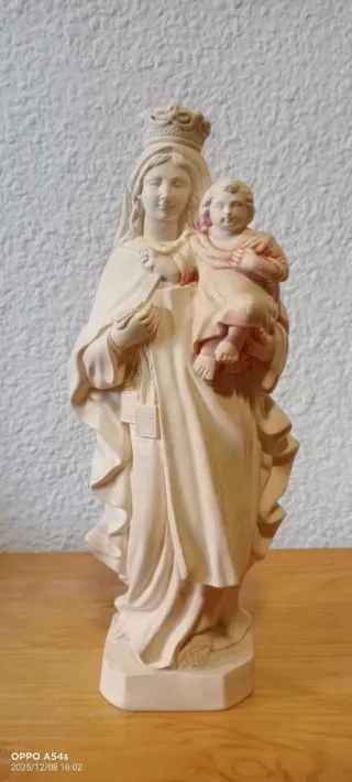 Virgen del Carmen en escayola