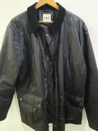 Chaqueta Zara Negra Hombre