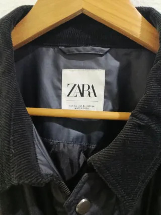 Chaqueta Zara Negra Hombre
