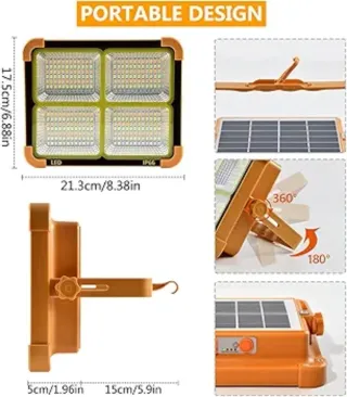 Luz LED Solar Portátil