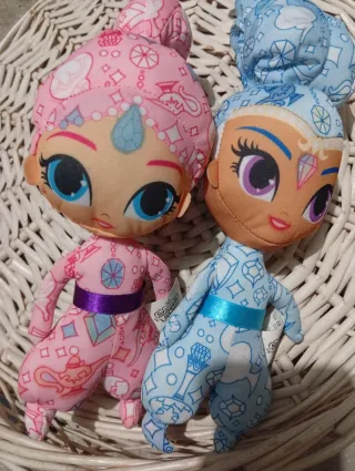 Muñecas de trapo Shimmer y Shine