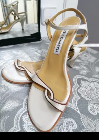 Sandalias FEDE CASTELL Beige/Blanco