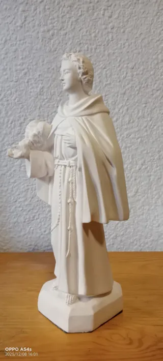 San Pascual Bailón en escayola