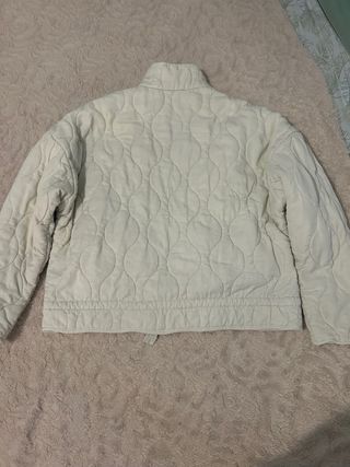Chaqueta acolchada blanca