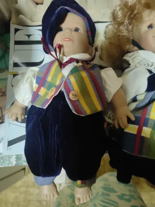 Pareja Muñecos Vintage Fabricaciones Españolas