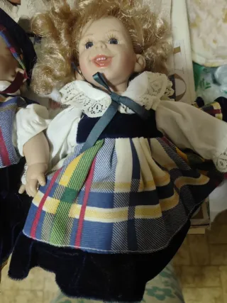 Pareja Muñecos Vintage Fabricaciones Españolas