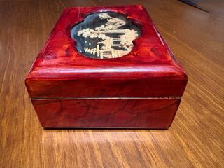 Caja joyero decorada estilo oriental