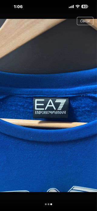 Sudadera EA7 Emporio Armani Azul