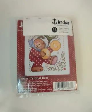 Kit Punto de Cruz Cymbal Bear