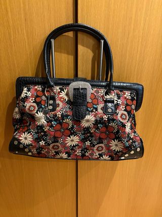 Bolso Lollipops floral con hebilla