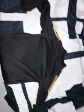 Chaqueta Adidas Real Madrid Negra Dorada