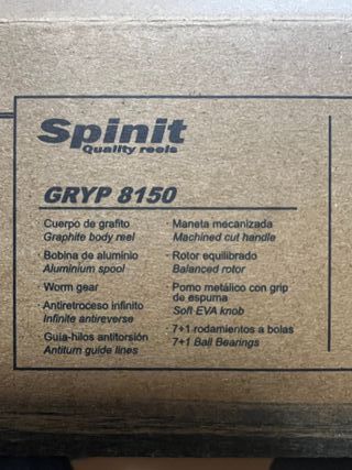 Carrete Spinit Gryp 8150 nuevo