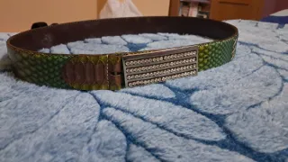 Cintura vera pelle colorata