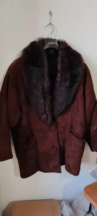 Giacca Montone Shearling Tg 44