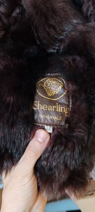 Giacca Montone Shearling Tg 44