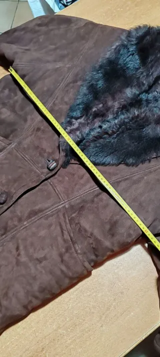 Giacca Montone Shearling Tg 44