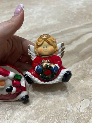 Porta fazzoletti Natale Babbo Natale Angelo