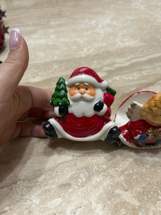 Porta fazzoletti Natale Babbo Natale Angelo