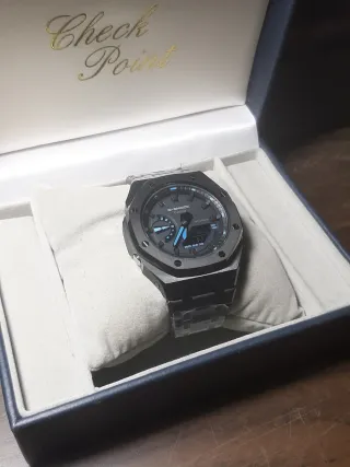 Orologio G-Shock Casio GA2100 Custom CasiOak blue
