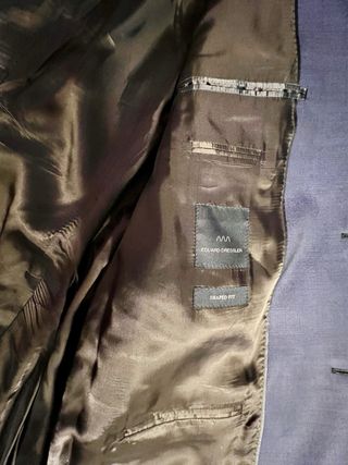 Traje de vestir azul oscuro para hombre