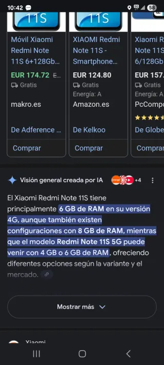 Xiaomi Redmi Note 11S Blu