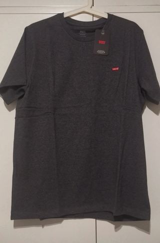 Camiseta Levi's gris oscura talla L con etiqueta
